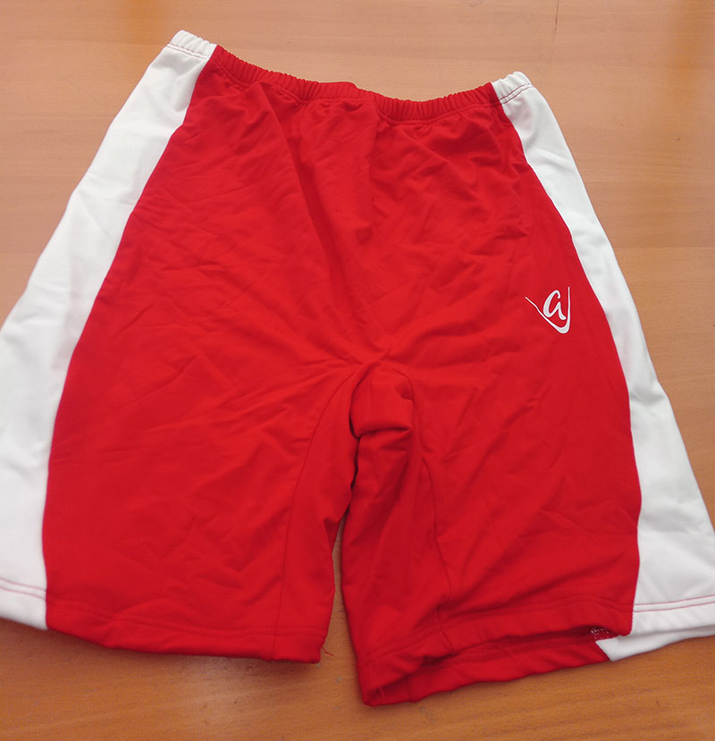 Performance Shorts Red/White - Large